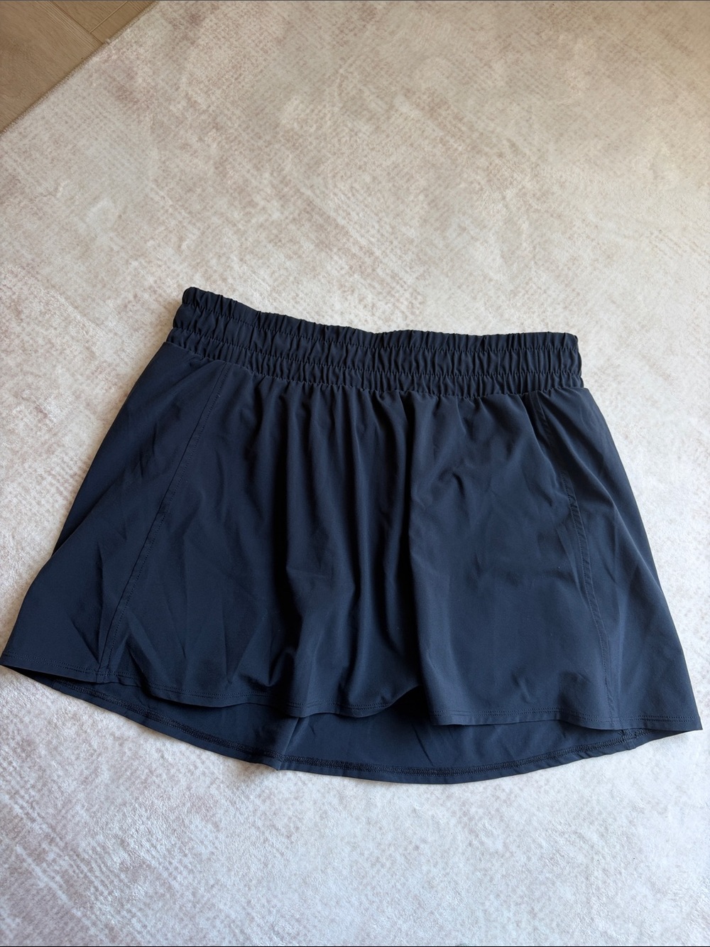 Zella Black Athletic Skort with Elastic Waist